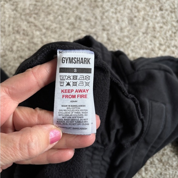 GYMSHARK Training Fleece Joggers Women’s Black Size Small - Picture 6 of 11